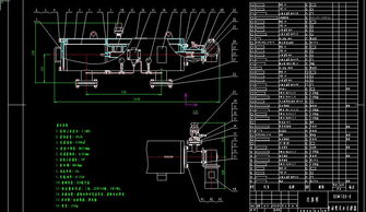 全自动环保水处理设备CAD图纸全集 过滤器型号详解